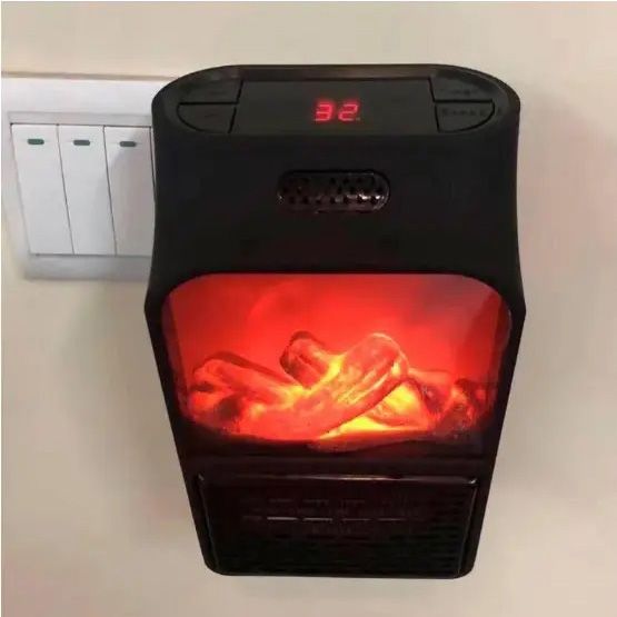 Портативний обігрівач Flame Heater 900 Вт, тепловий вентилятор, обігрівач для дому, ветродуйчик 5826 фото