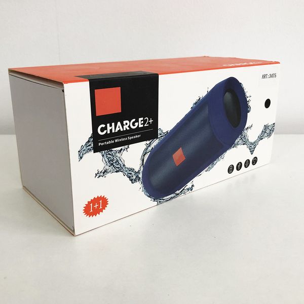 Колонка JBL CHARGE2 + J2 (аналог) Колір: чорний 6603 фото