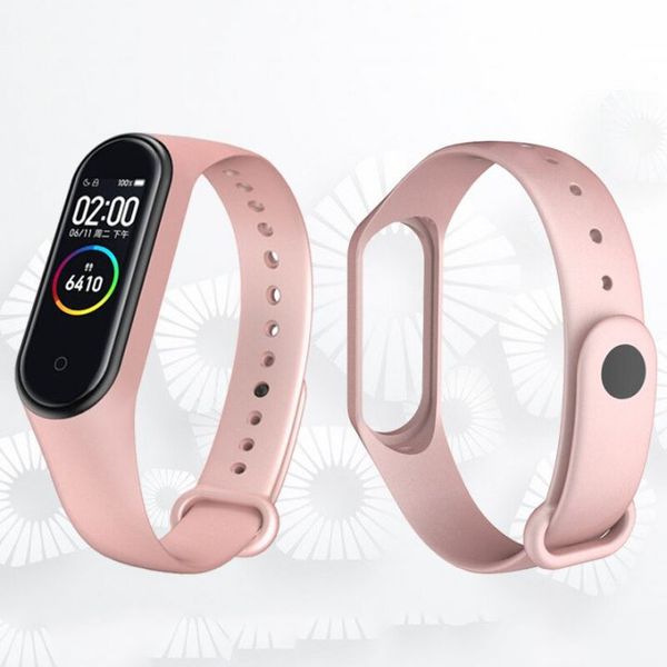 Смарт браслет M5 Smart Bracelet Фітнес трекер Watch Bluetooth. Колір рожевий 12046 фото