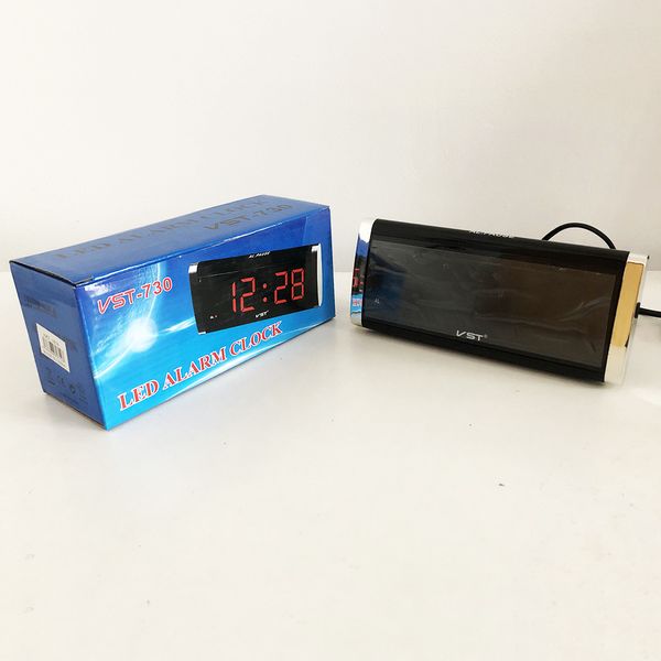 Електронний Годинник VST 730 green, цифровий настільний мережевий годинник, led alarm clock VST-730, з будильником 12060 фото