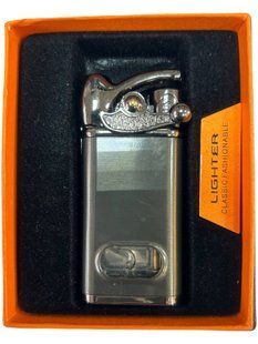 Турбо-запальничка Lighter 8012 з трубкою &mdash; для любителів люльки та сигар фото