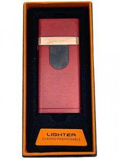 Червона USB-запальничка 280 &mdash; без палива, із зарядкою від USB фото