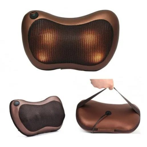 Масажна подушка Car and Home Massage Pillow, масажер для шиї автомобільний 3325 фото