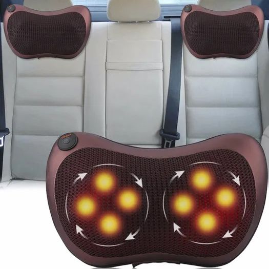 Масажна подушка Car and Home Massage Pillow, масажер для шиї автомобільний 3325 фото