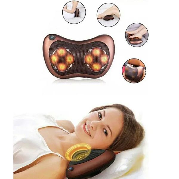 Масажна подушка Car and Home Massage Pillow, масажер для шиї автомобільний 3325 фото