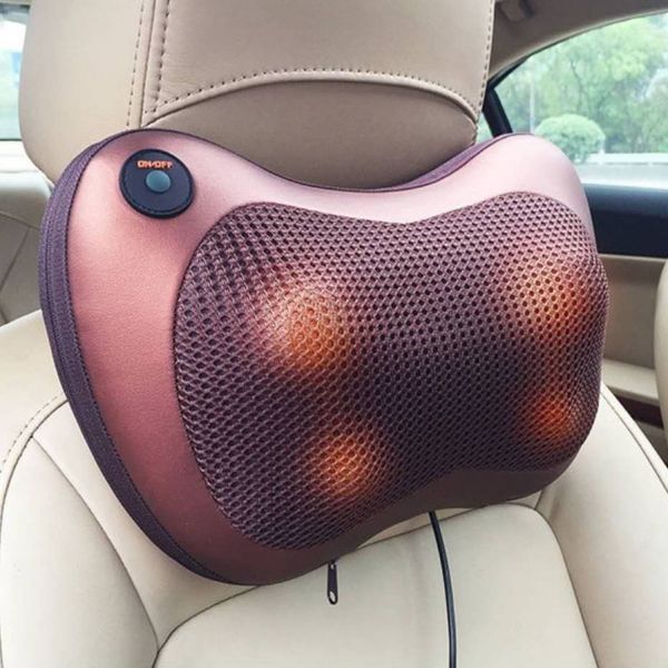 Масажна подушка Car and Home Massage Pillow, масажер для шиї автомобільний 3325 фото