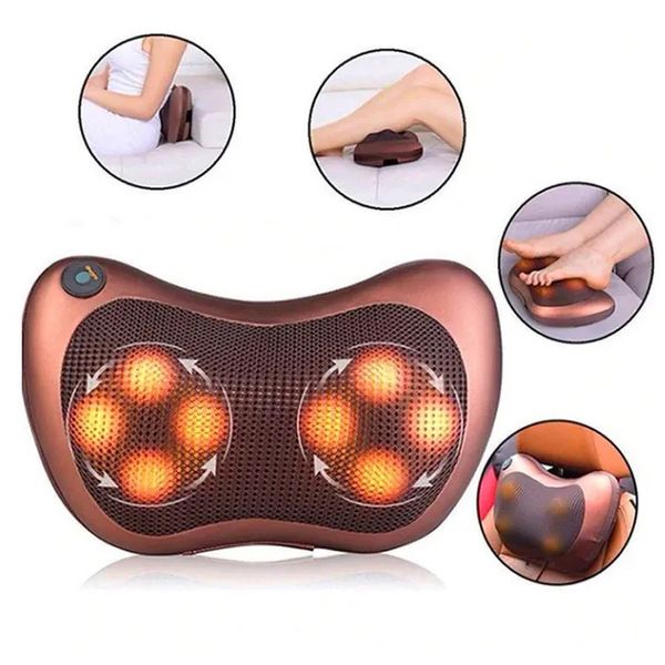 Масажна подушка Car and Home Massage Pillow, масажер для шиї автомобільний 3325 фото