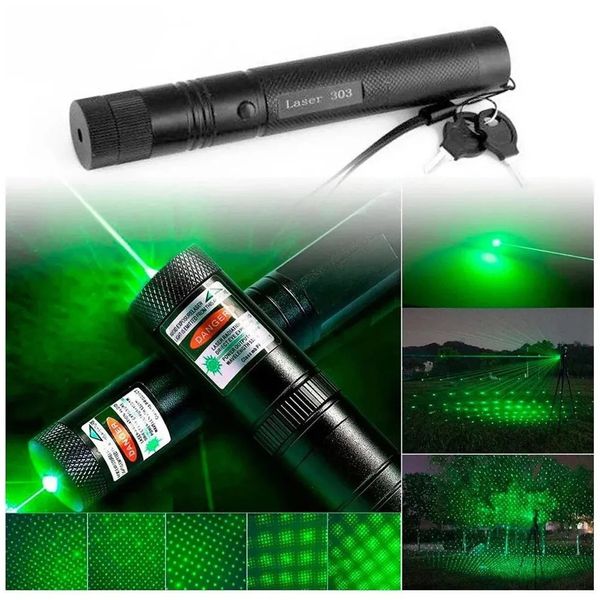 Лазерна указка Green Laser Pointer JD-303, Лазери із зеленим променем лазера, Лазерна указка брелок 8759 фото