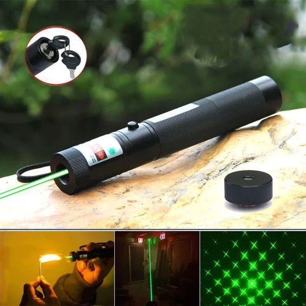 Лазерна указка Green Laser Pointer JD-303, Лазери із зеленим променем лазера, Лазерна указка брелок 8759 фото