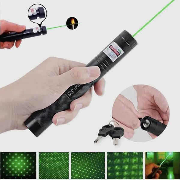 Лазерна указка Green Laser Pointer JD-303, Лазери із зеленим променем лазера, Лазерна указка брелок 8759 фото