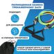 Еспандер гума для зарядок exercise pipe, еспандер гумовий джгут вправи, Фітнес гумки 5 в 1 5006 фото 33