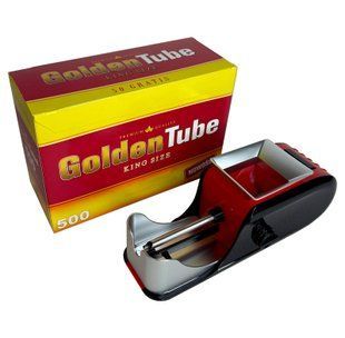 Гільзи GOLDEN TUBE 500 штук та електрична машинка Gerui 12-002 фото